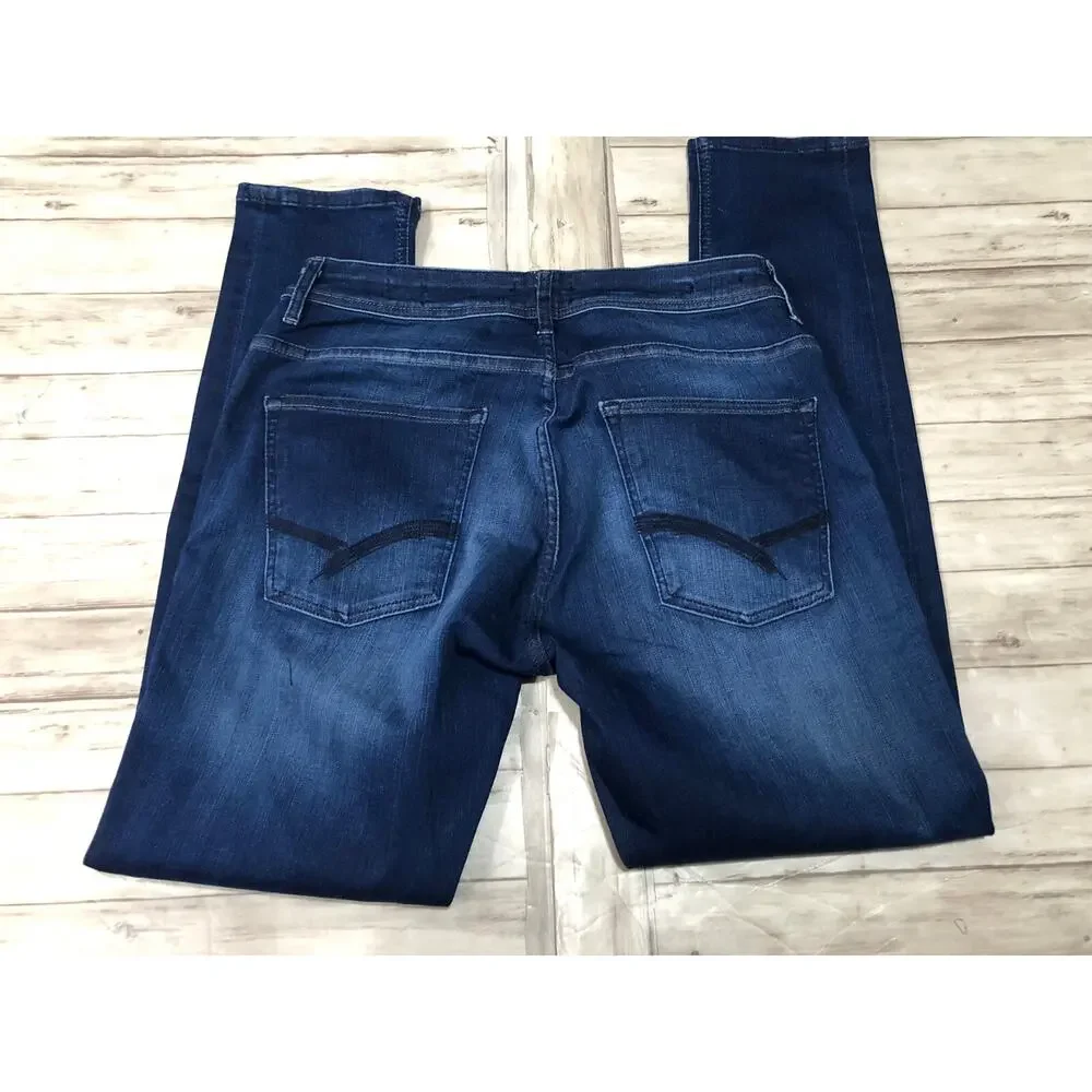 Henry Choice Jeans Mens 30x30 Skinny Denim Pants Blue Stretch N21